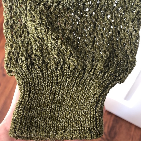 NEW Zara Knit Mesh Sweater - Picture 3 of 3